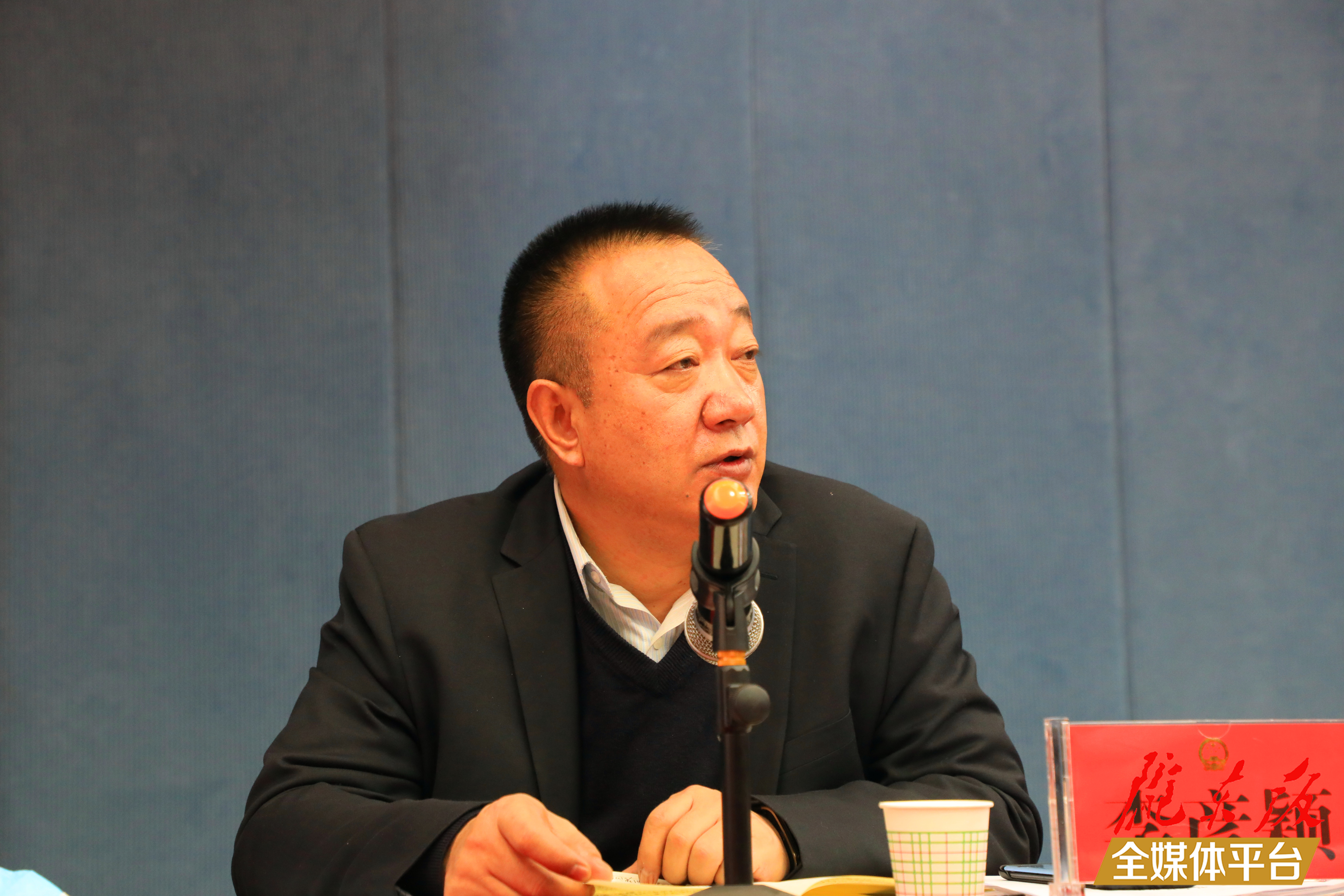 人大代表李彥穎參加分組審議時發(fā)言。