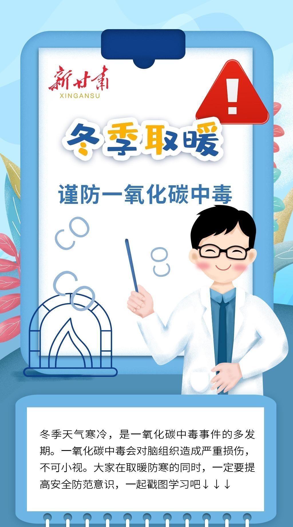 【長圖】謹防一氧化碳中毒，這些知識你要知道