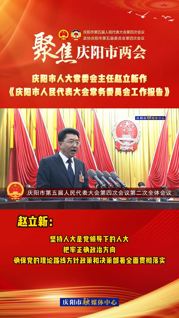 兩會V視(28)丨趙立新：堅持人大是黨領(lǐng)導(dǎo)下的人大，把牢正確政治方向，確保黨的理論路線方針政策和決策部署全面貫徹落實